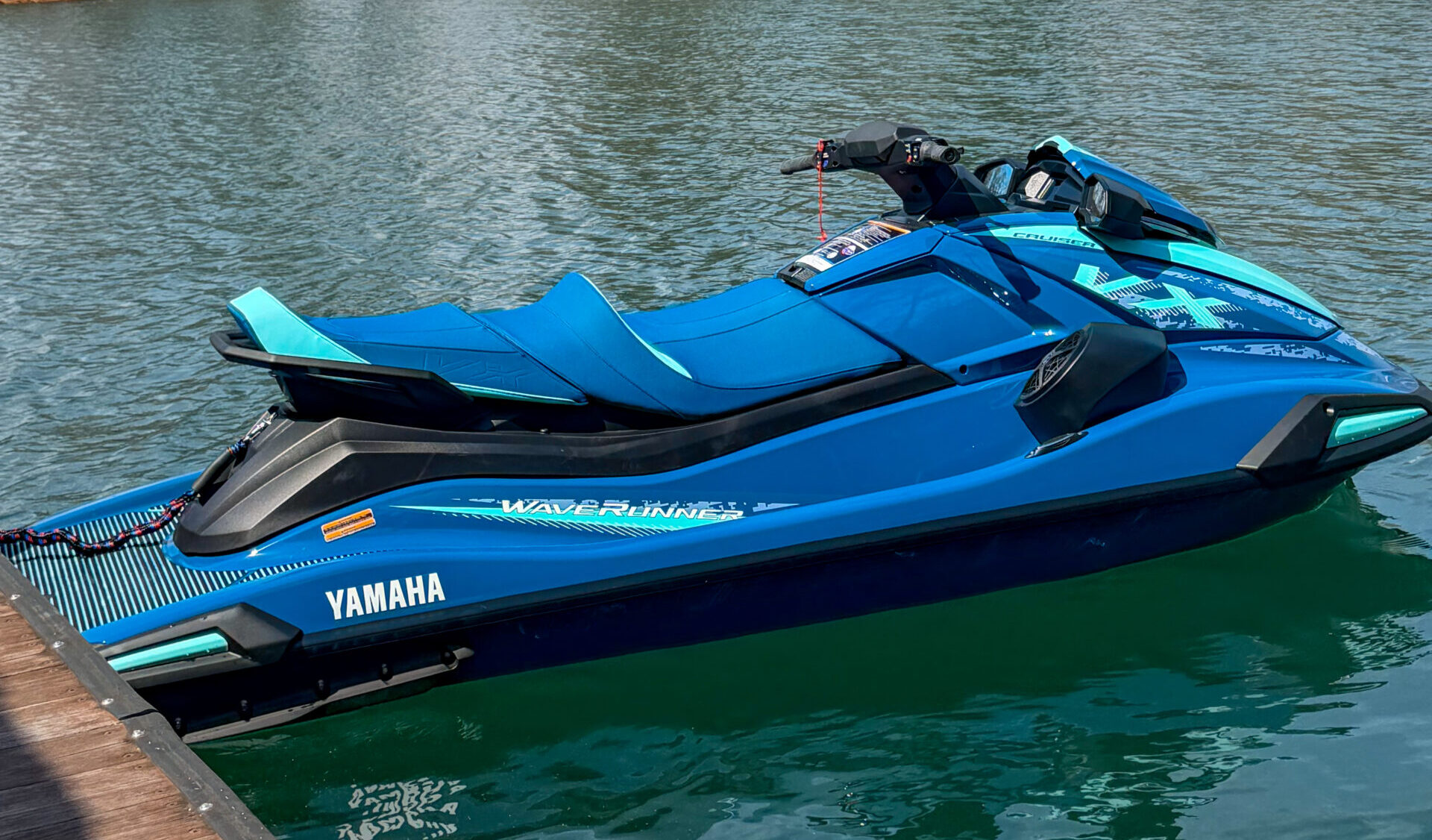 Brand new 2026 Yamaha WaveRunner on the lake