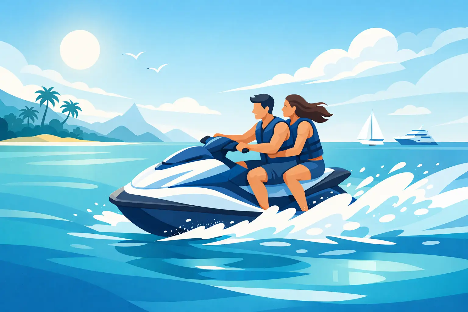 Couples Jet Ski Rental Done Right